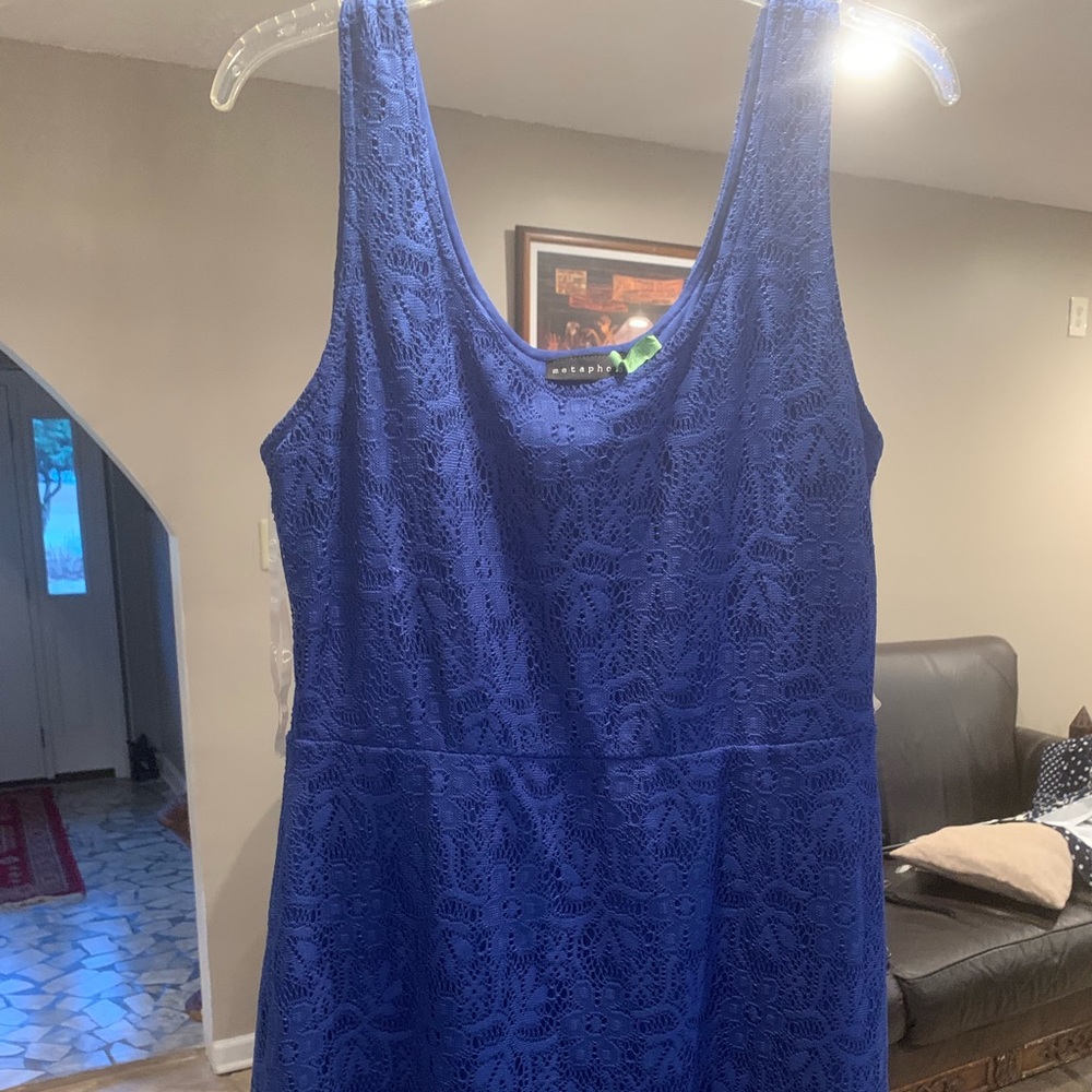 Metaphor blue dress large
